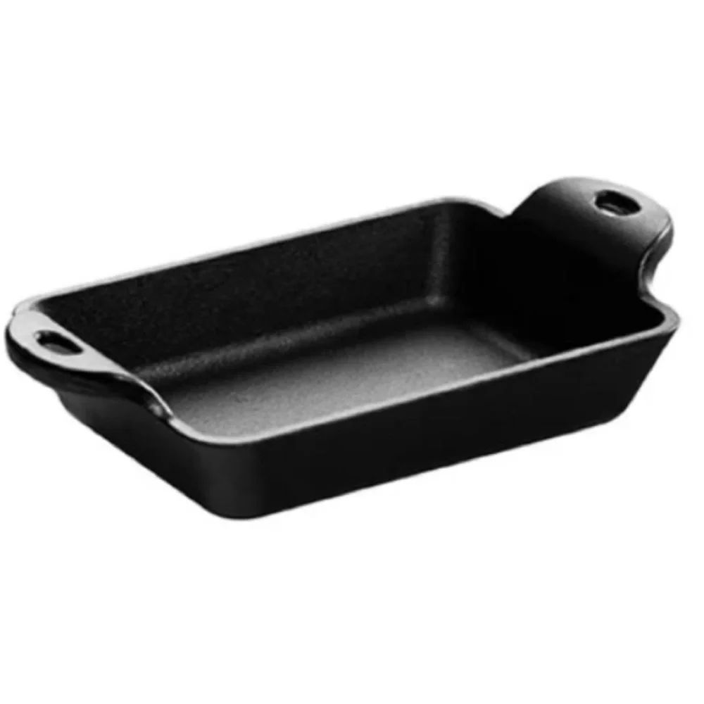 NWT Lodge Heat-Treated 10 Ounce Rectangular Cast Iron Mini Server